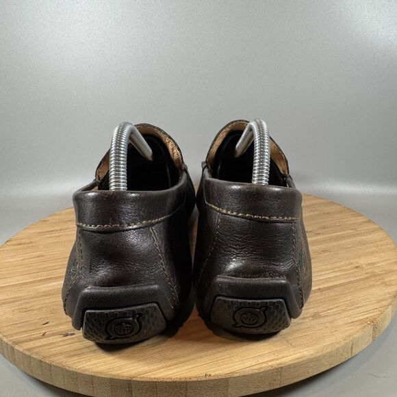 S Born Leather Penny Loafers Brown Men's 10 Slip On Casual Office Comfort - Picture 4 of 8